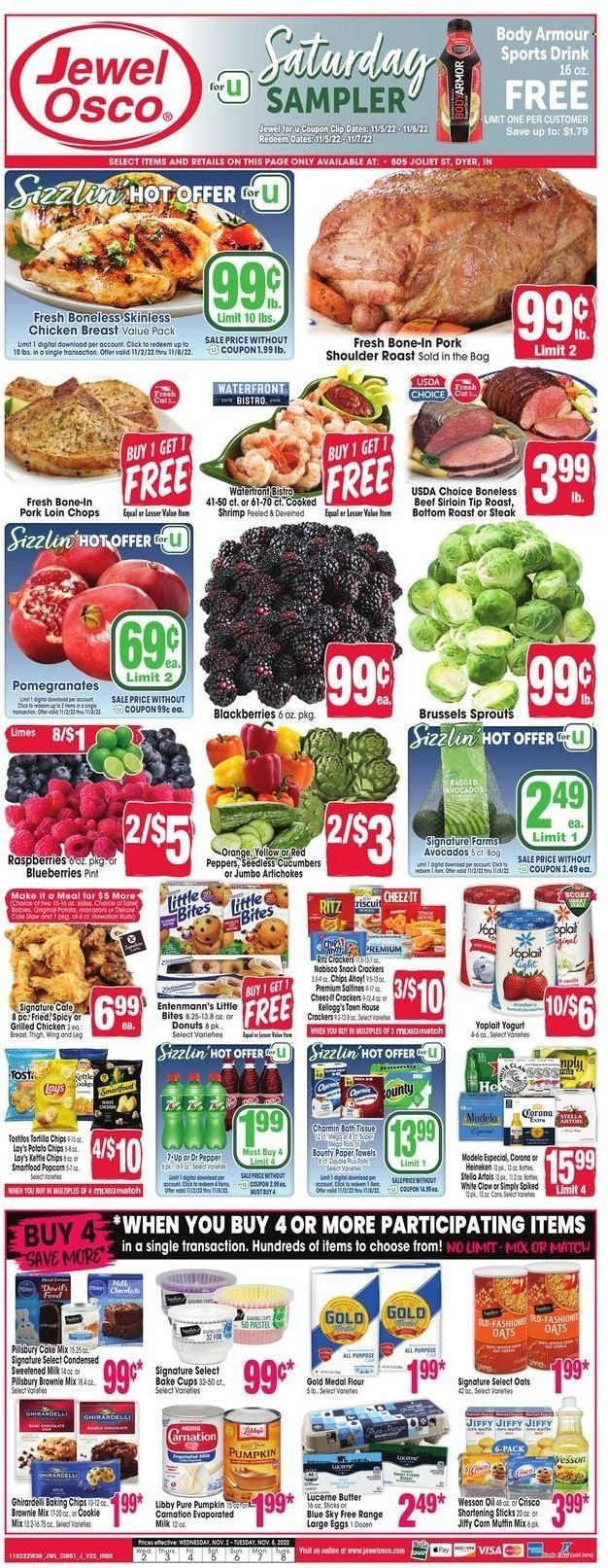 Jewel Osco (IN) Weekly Ad Flyer Specials November 2 to November 8, 2022