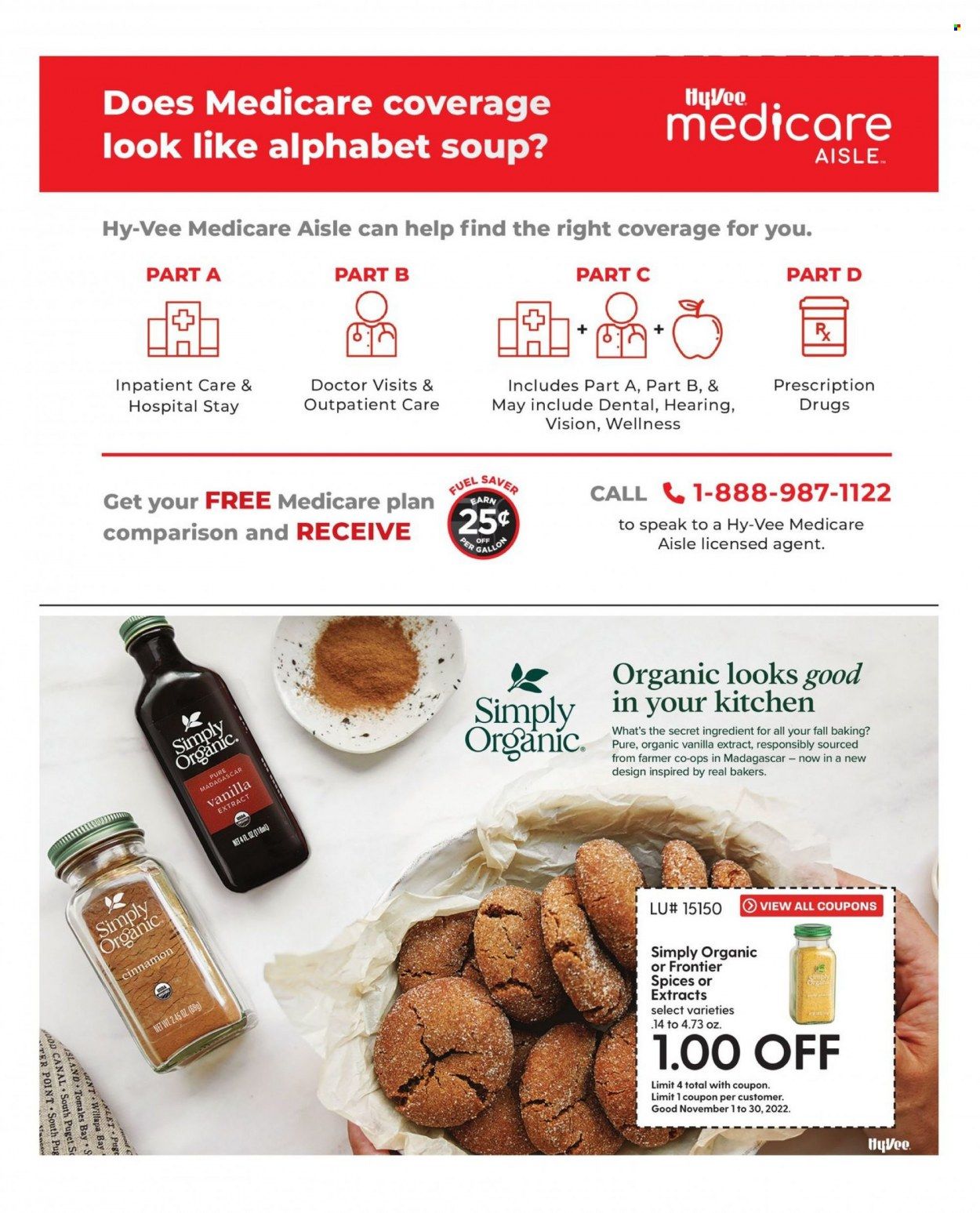 Hy-Vee (IA, IL, MN, MO, SD) Weekly Ad Flyer Specials November 1 to November 30, 2022