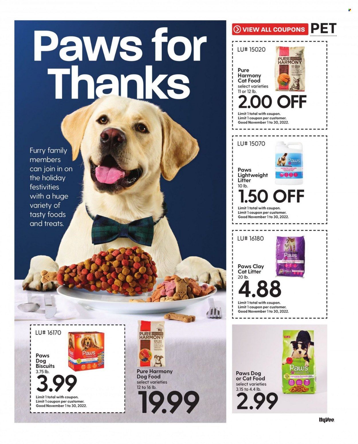 Hy-Vee (IA, IL, MN, MO, SD) Weekly Ad Flyer Specials November 1 to November 30, 2022