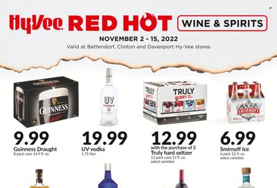 Hy-Vee (IA, IL, MN, MO, SD) Weekly Ad Flyer Specials November 2 to November 15, 2022