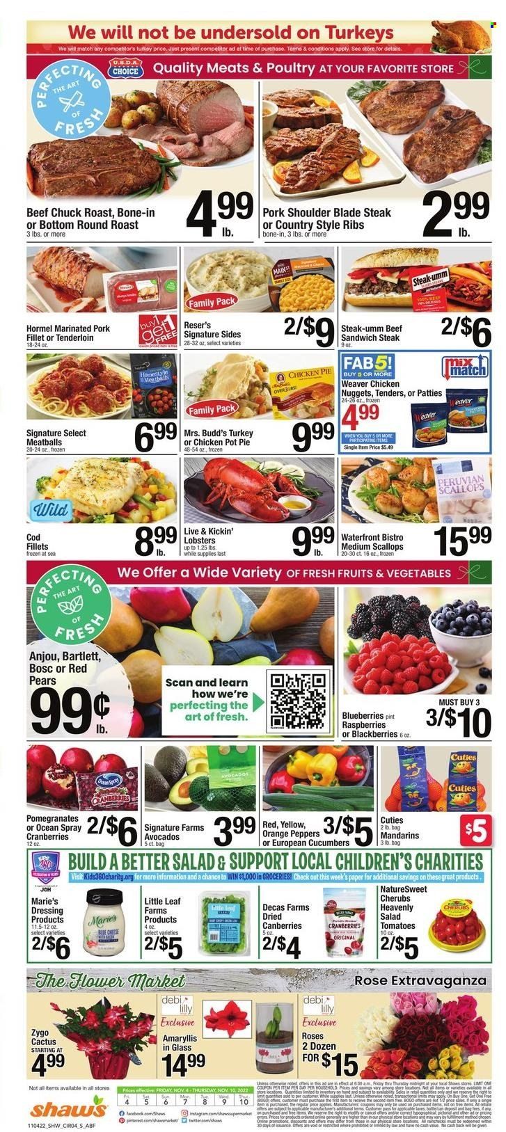 Shaw’s (MA, ME, NH, RI, VT) Weekly Ad Flyer Specials November 4 to November 10, 2022