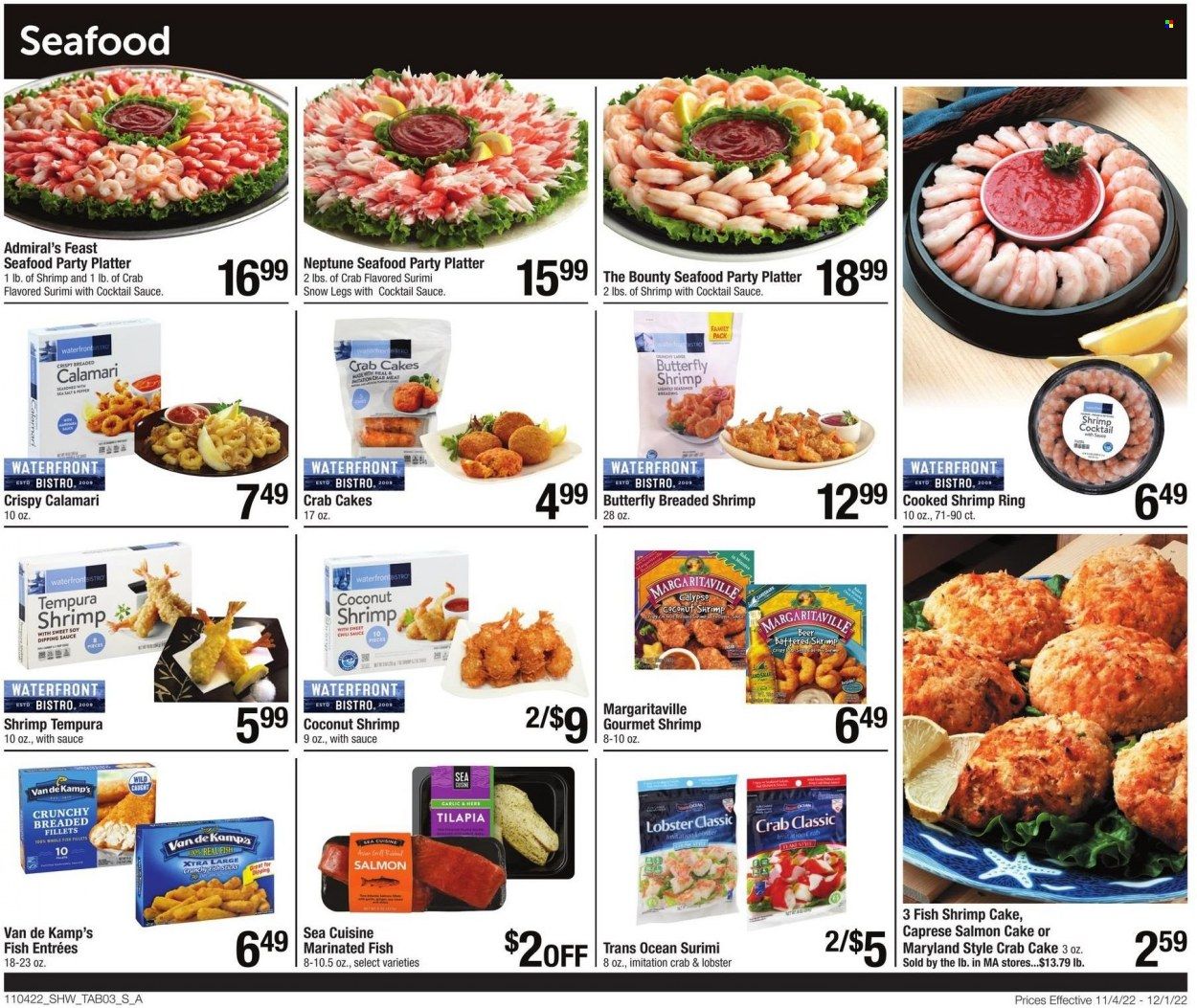 Shaw’s (MA, ME, NH, RI, VT) Weekly Ad Flyer Specials November 4 to December 1, 2022