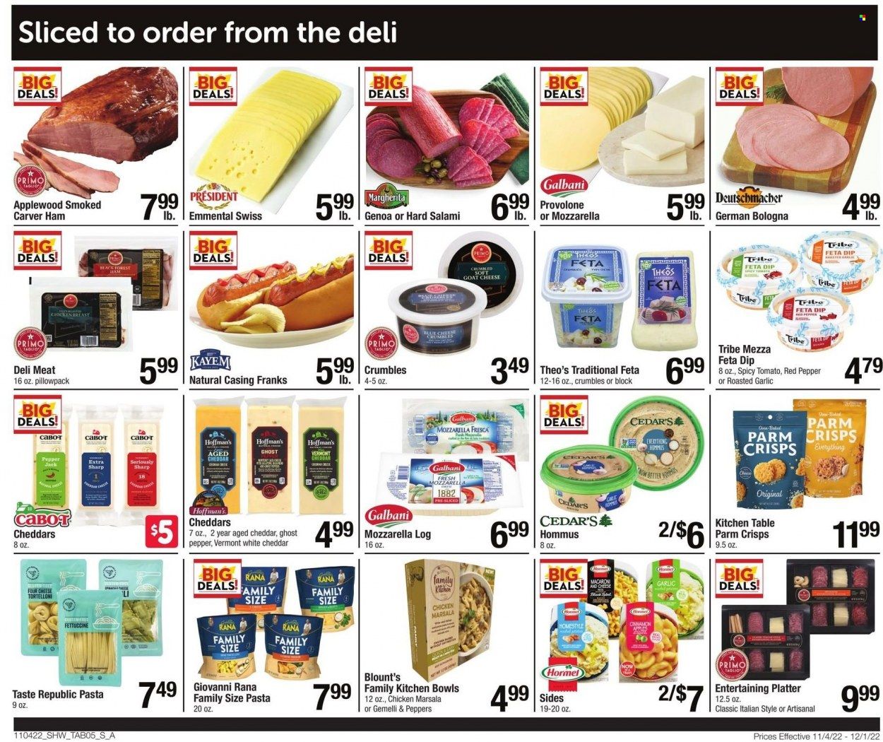 Shaw’s (MA, ME, NH, RI, VT) Weekly Ad Flyer Specials November 4 to December 1, 2022