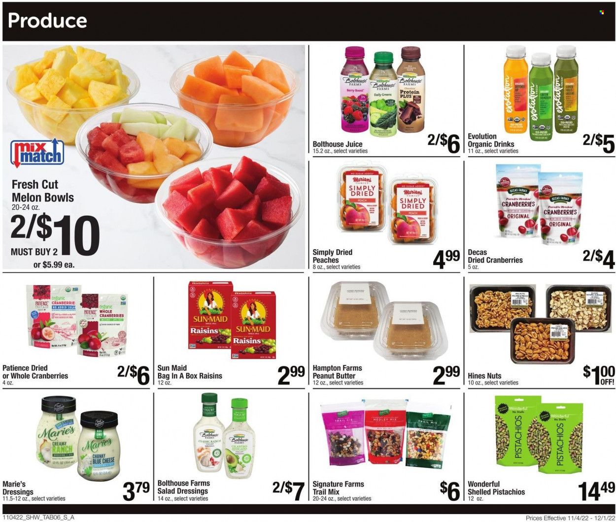 Shaw’s (MA, ME, NH, RI, VT) Weekly Ad Flyer Specials November 4 to December 1, 2022