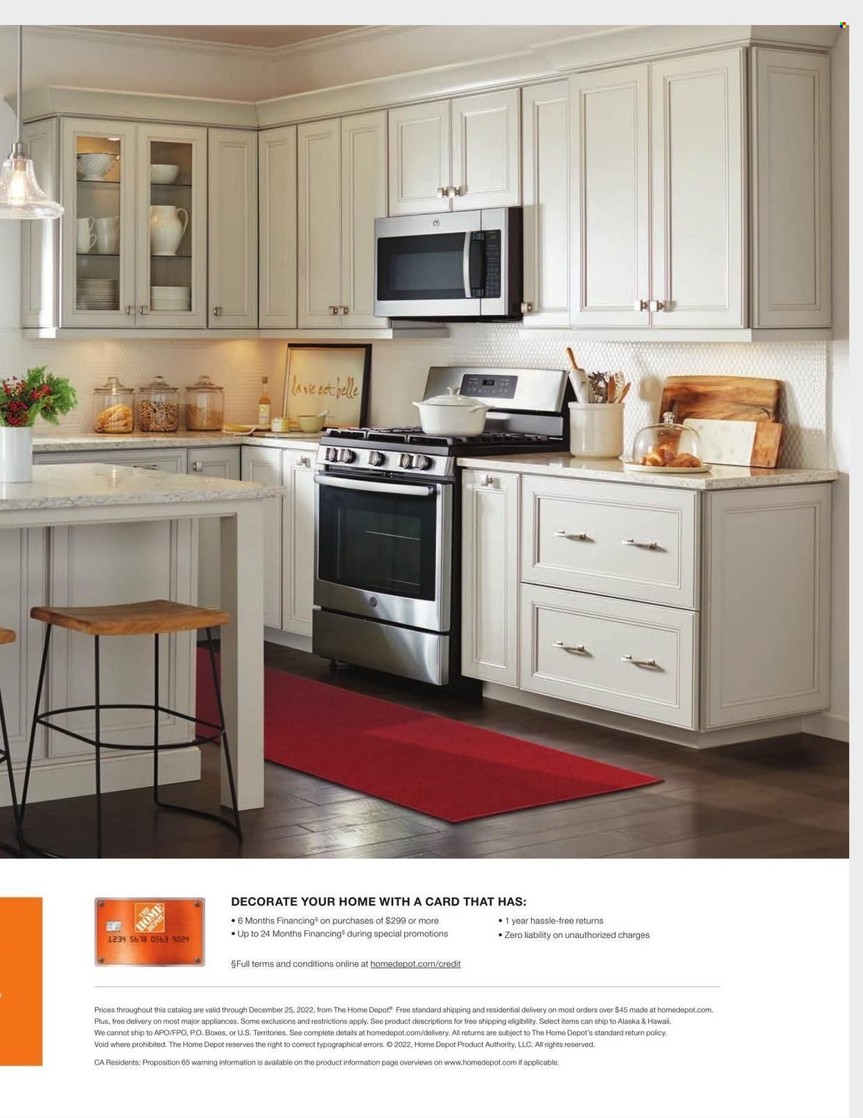 The Home Depot Weekly Ad Flyer Specials October 31 to December 25, 2022