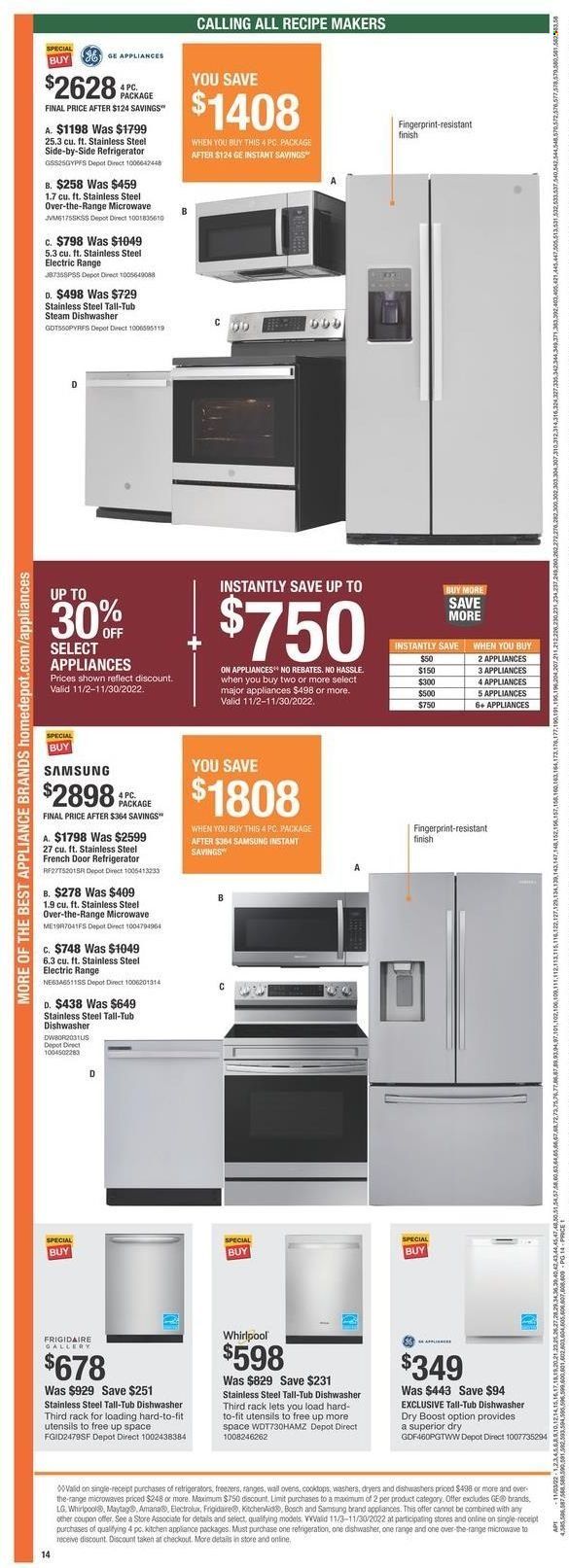 The Home Depot Weekly Ad Flyer Specials November 3 to November 23, 2022