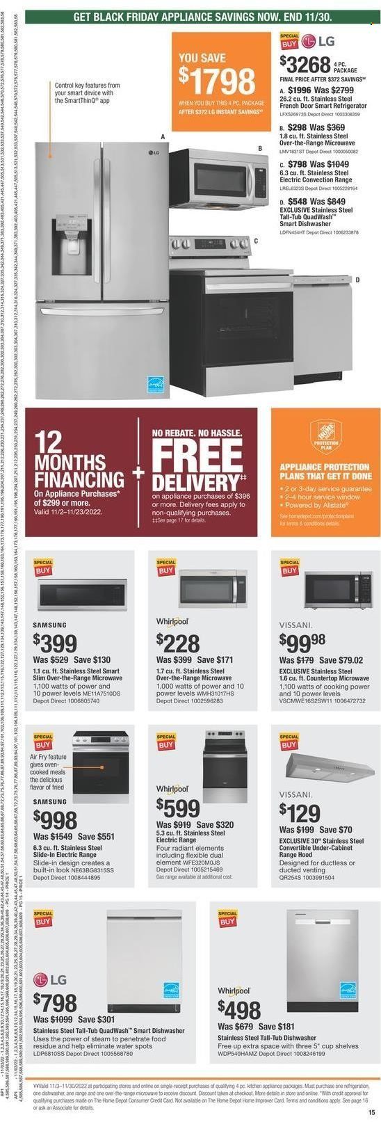 The Home Depot Weekly Ad Flyer Specials November 3 to November 23, 2022