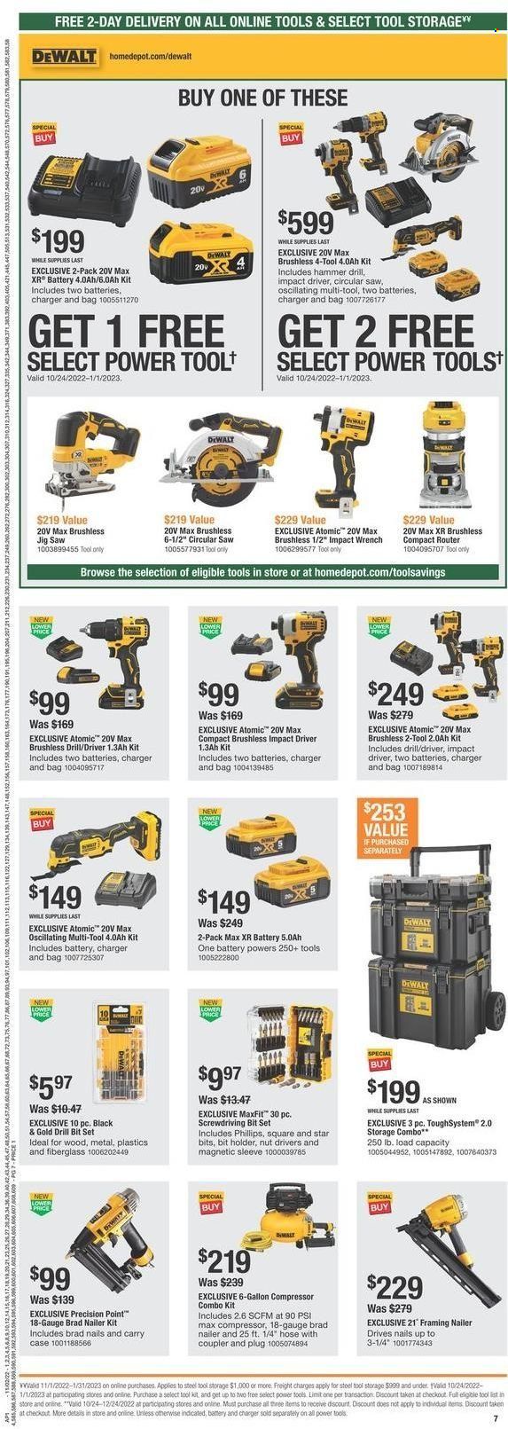 The Home Depot Weekly Ad Flyer Specials November 3 to November 23, 2022