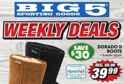 Big 5 (AZ, CA, CO, ID, NM, OR, UT, WA) Weekly Ad Flyer Specials November 4 to November 10, 2022