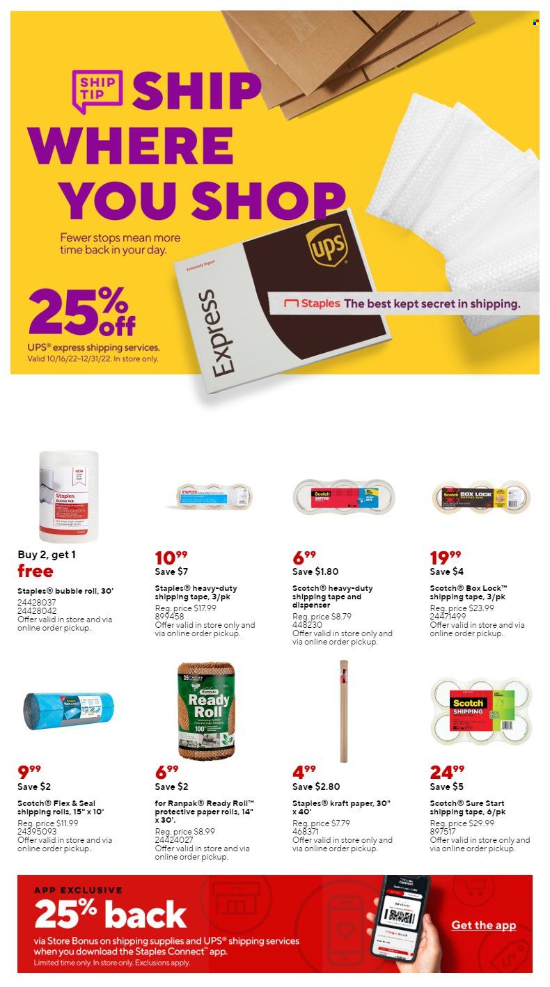 Staples Weekly Ad Flyer Specials November 6 to November 12, 2022