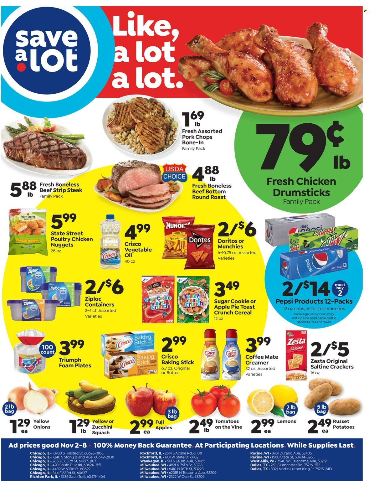 Save a Lot Weekly Ad Flyer Specials November 2 to November 8, 2022