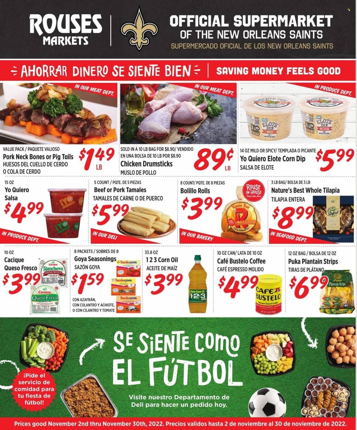 Rouses Markets (AL, LA, MS) Weekly Ad Flyer Specials November 2 to November 30, 2022