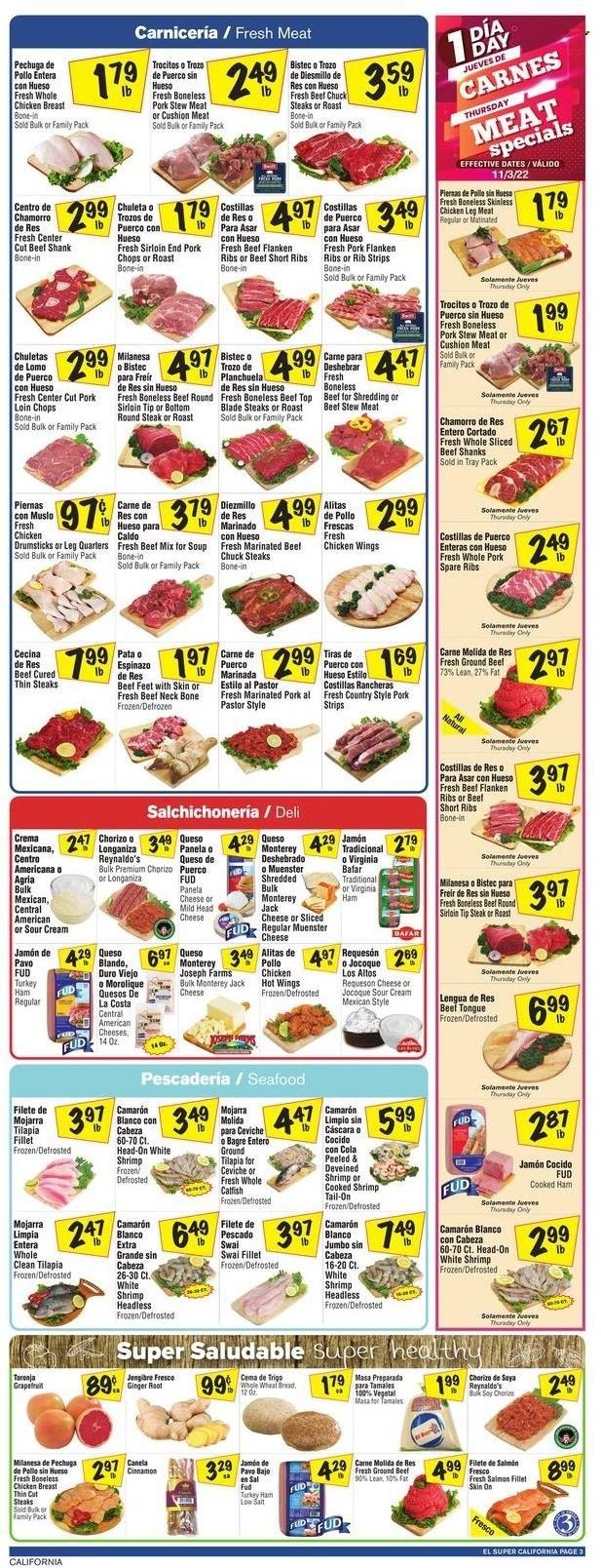 El Super (CA, NM, NV, TX) Weekly Ad Flyer Specials November 2 to November 8, 2022