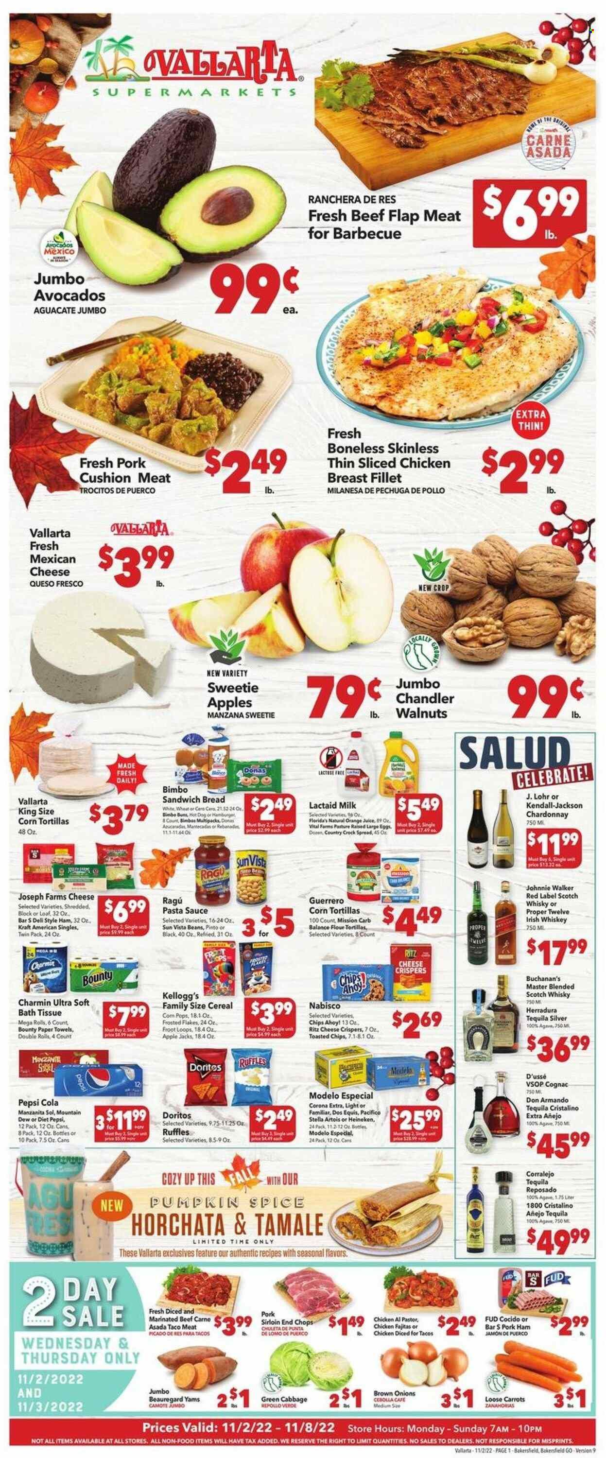 Vallarta (CA) Weekly Ad Flyer Specials November 2 to November 8, 2022