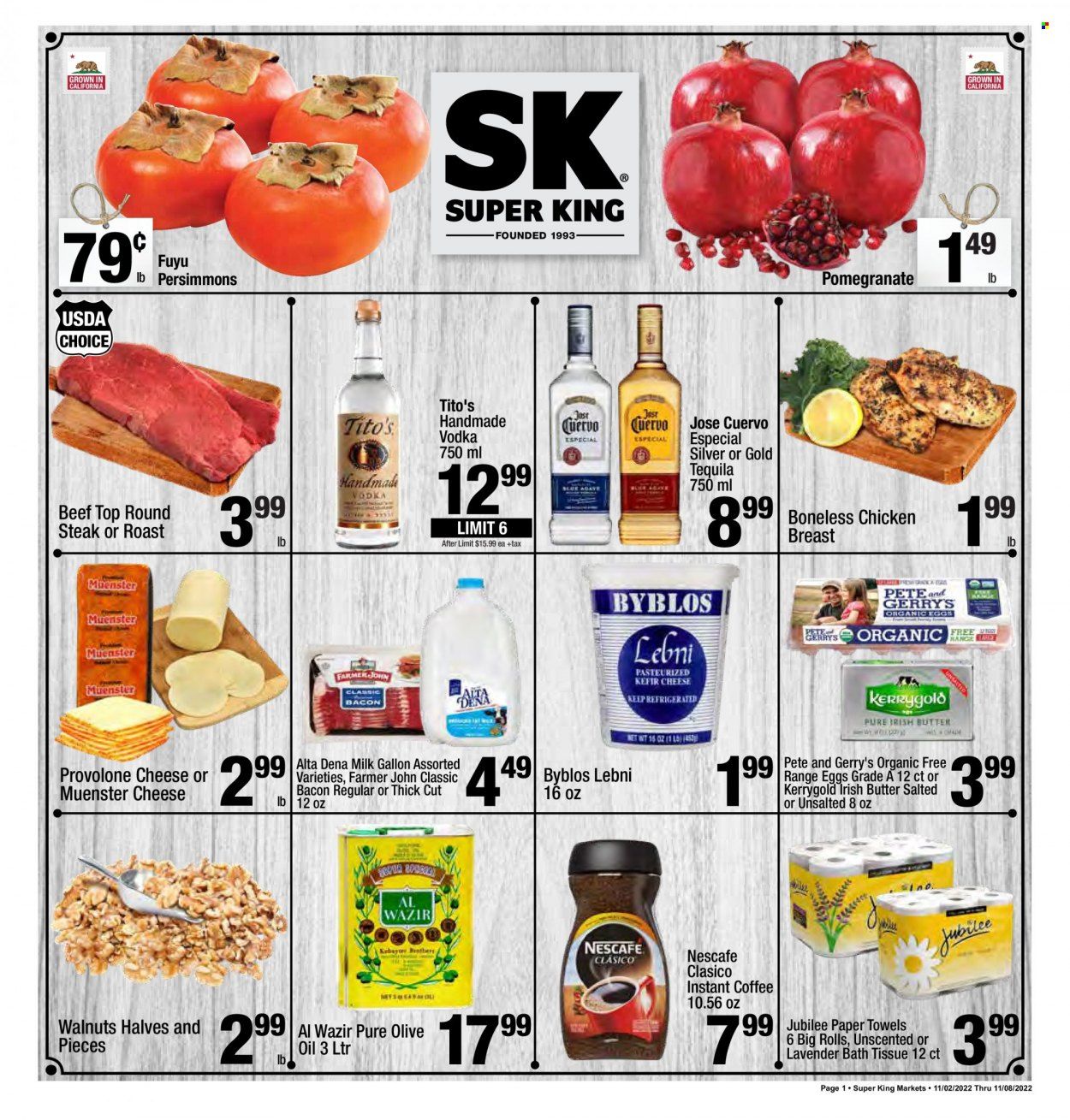 Super King Markets (CA) Weekly Ad Flyer Specials November 2 to November 8, 2022