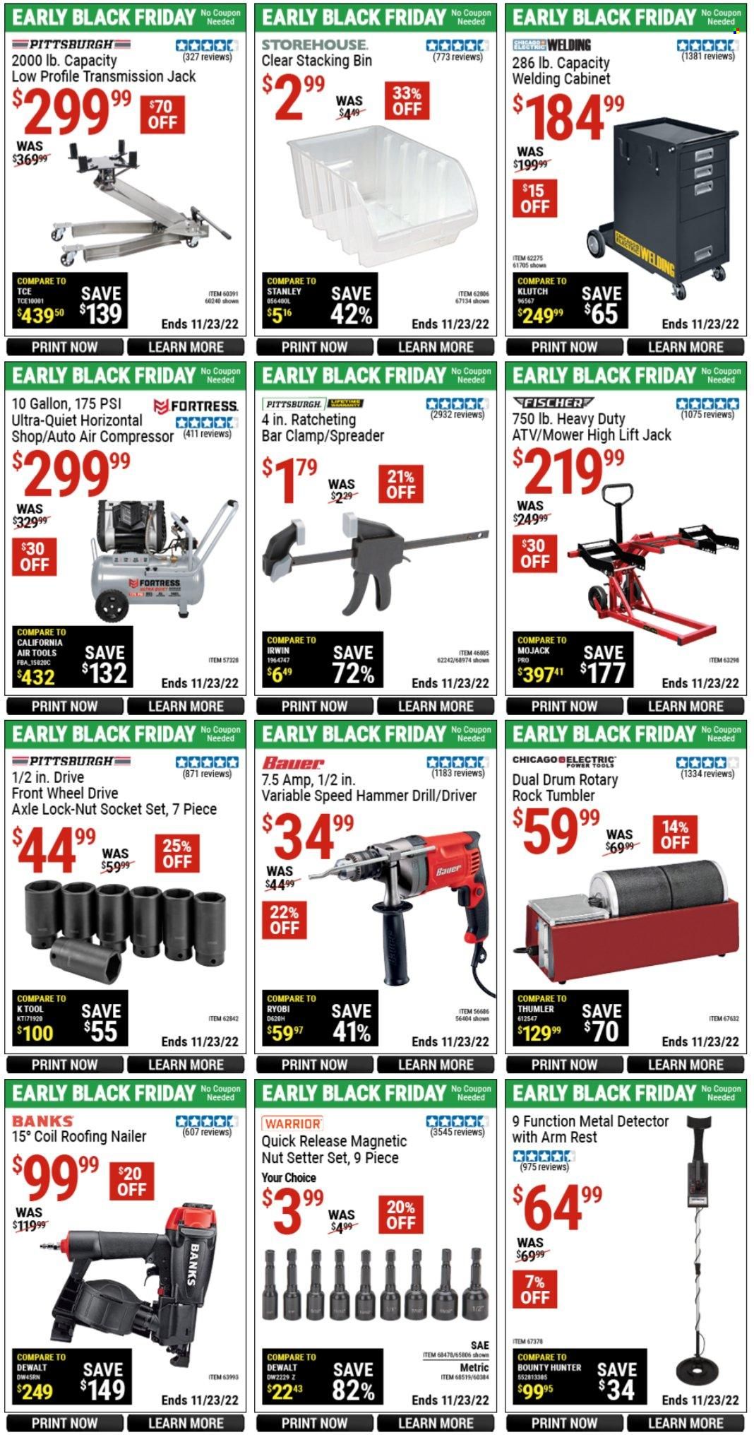 Harbor Freight Weekly Ad Flyer Specials November 7 to November 23, 2022