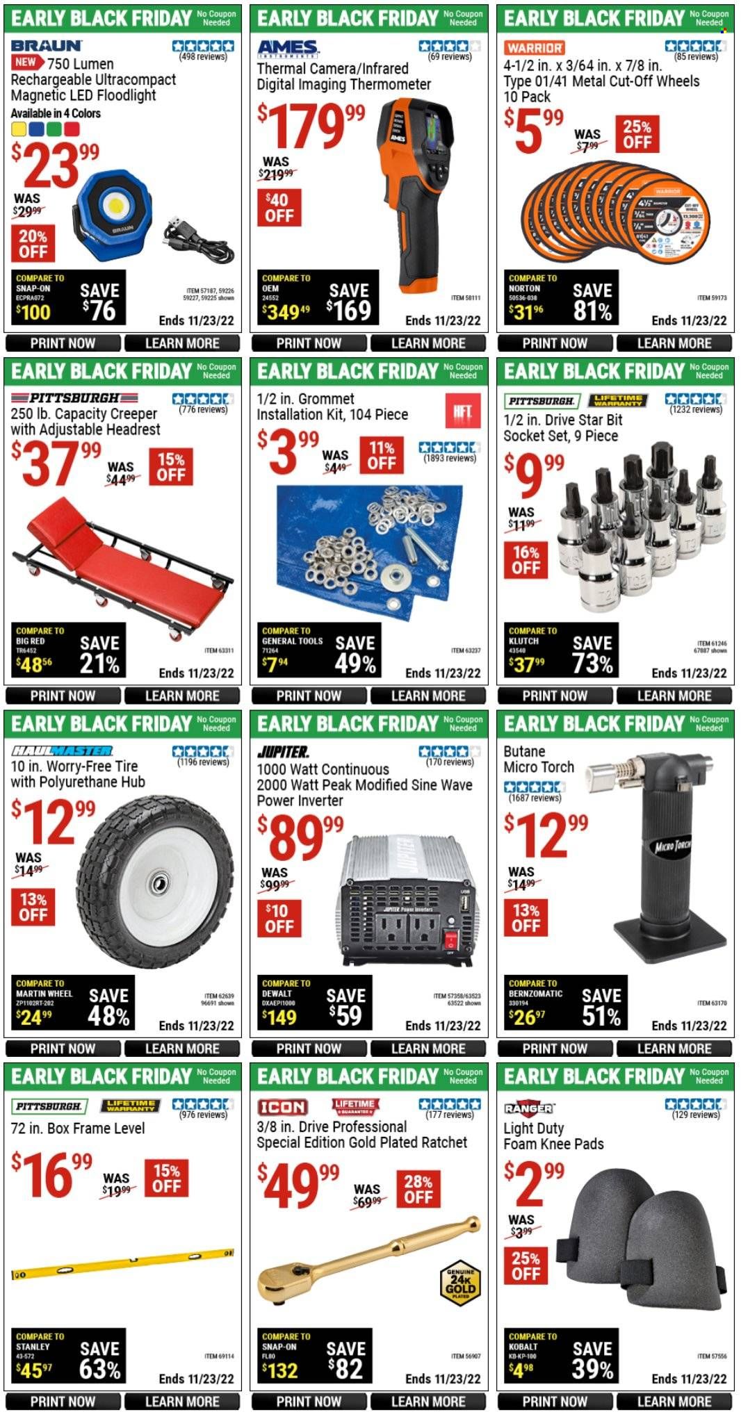 Harbor Freight Weekly Ad Flyer Specials November 7 to November 23, 2022