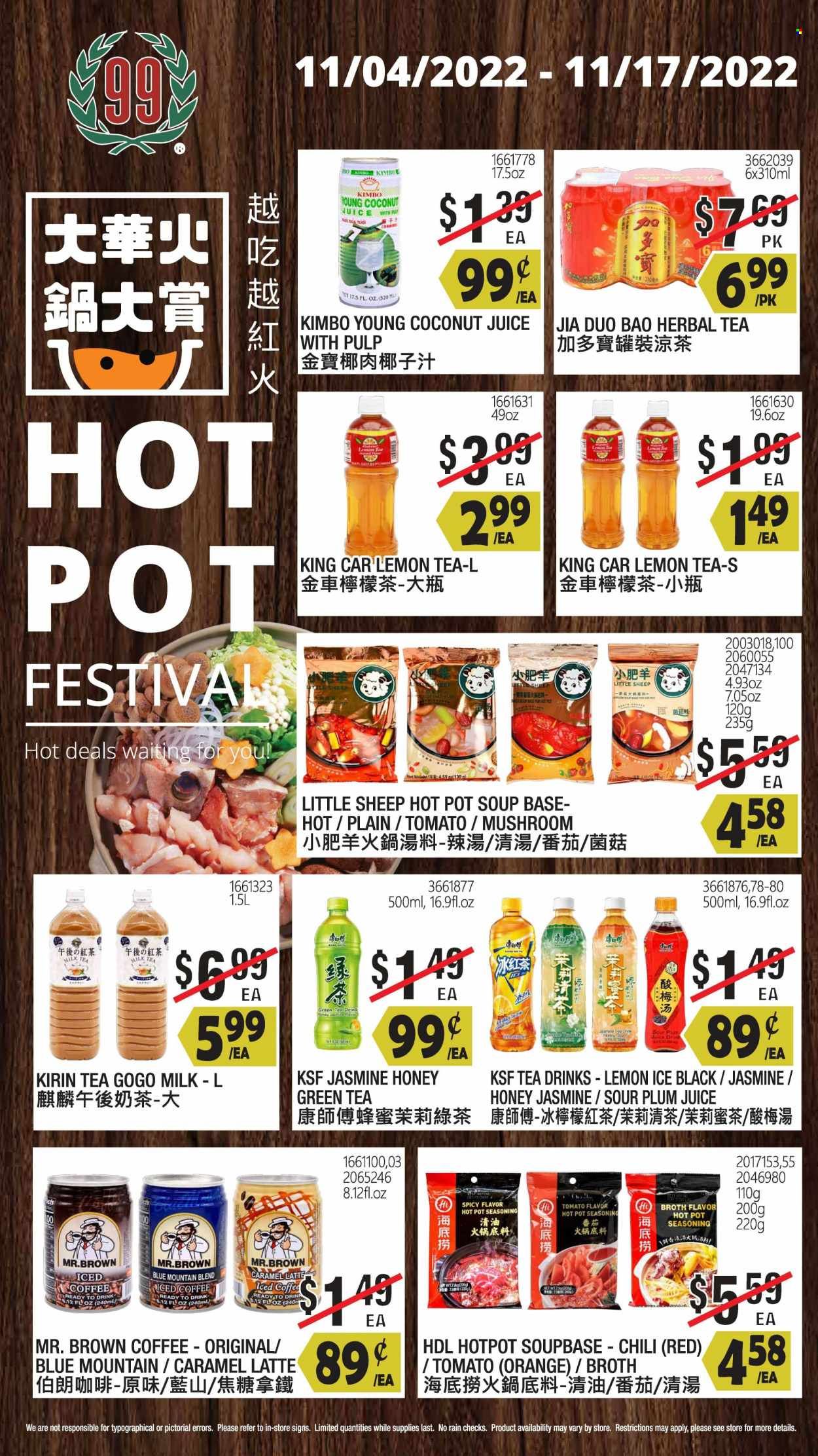 99 Ranch Market (10, MD) Weekly Ad Flyer Specials November 4 to November 10, 2022