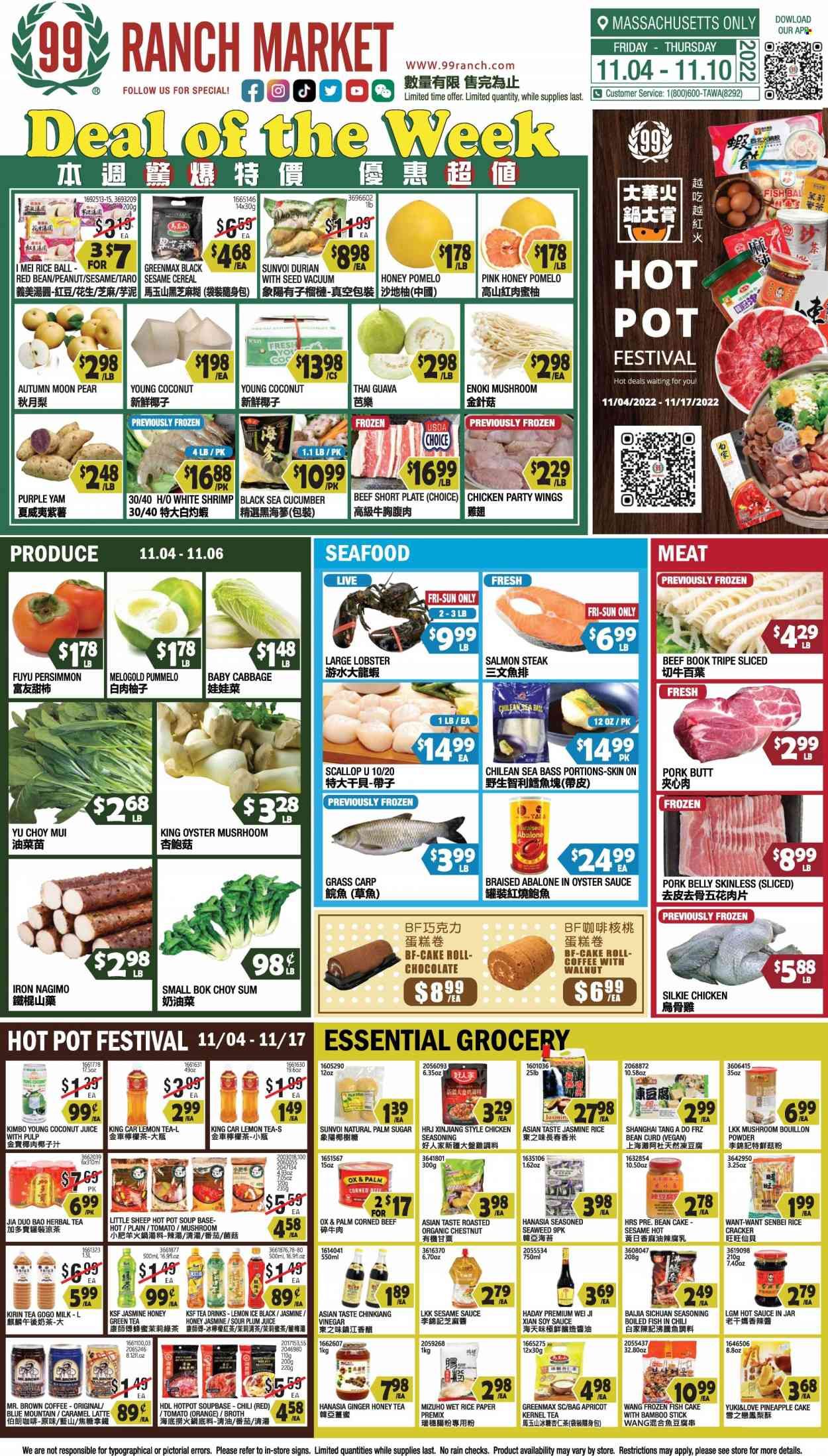 99 Ranch Market (47) Weekly Ad Flyer Specials November 4 to November 10, 2022