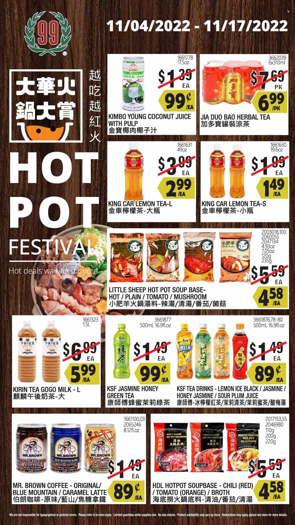 99 Ranch Market (47) Weekly Ad Flyer Specials November 4 to November 10, 2022