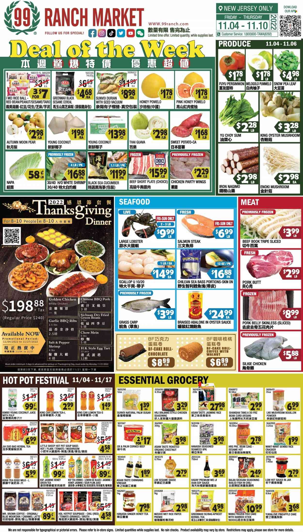 99 Ranch Market (NJ) Weekly Ad Flyer Specials November 4 to November 10, 2022