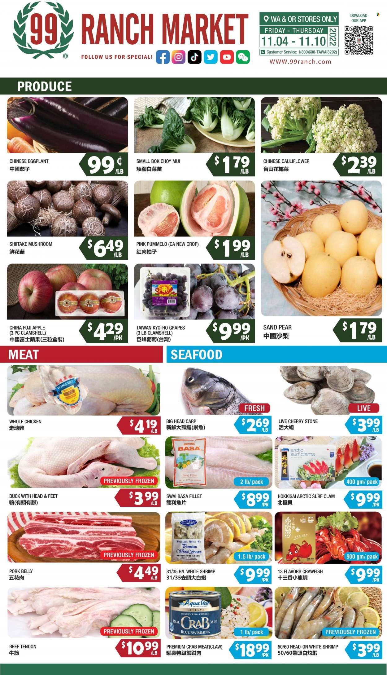 99 Ranch Market (WA) Weekly Ad Flyer Specials November 4 to November 10, 2022