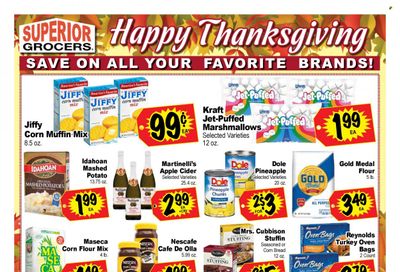 Superior Grocers (CA) Weekly Ad Flyer Specials October 25 to November 21, 2022