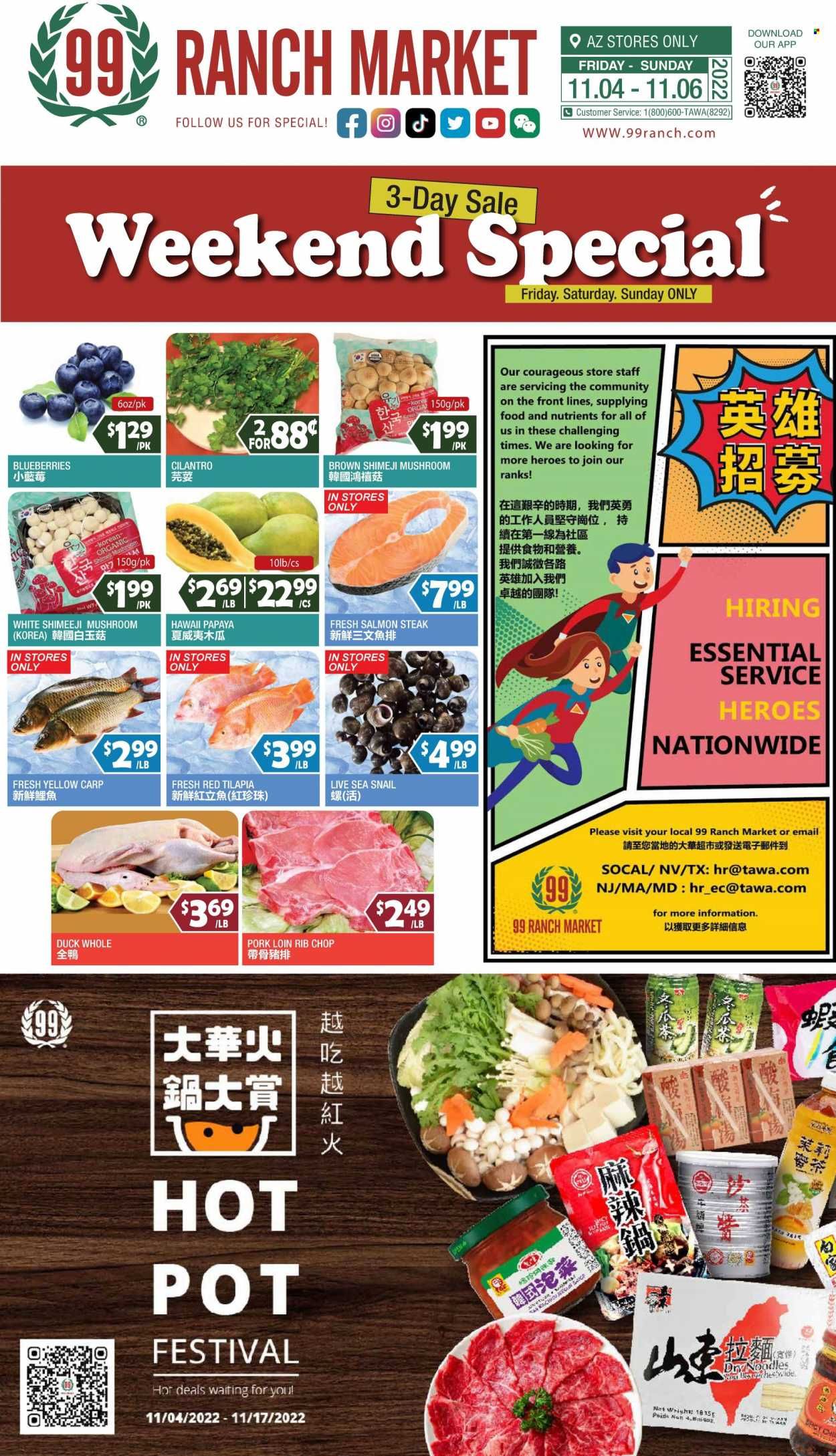 99 Ranch Market (19) Weekly Ad Flyer Specials November 4 to November 10, 2022