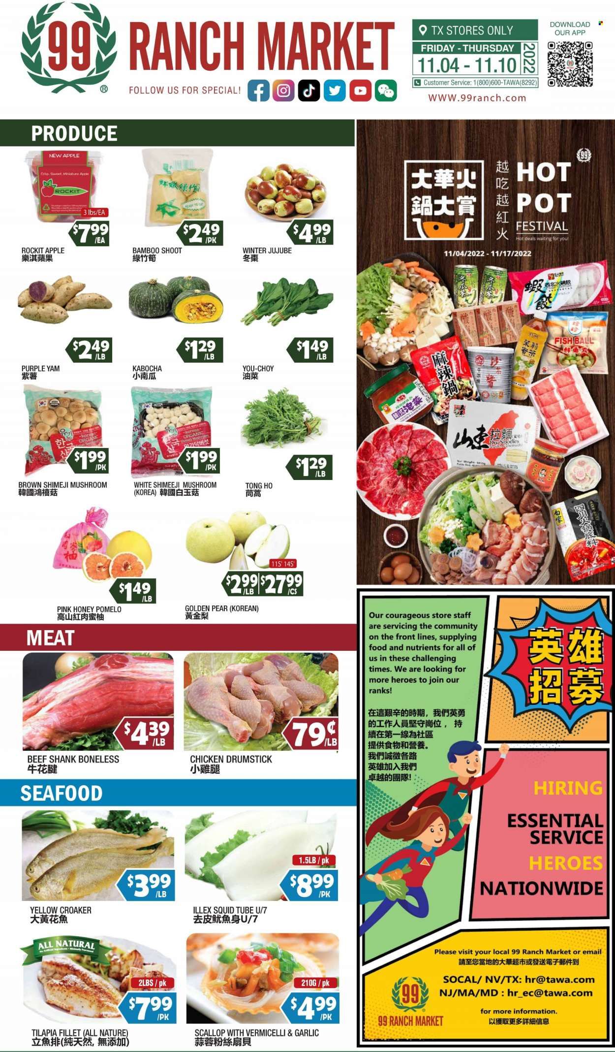 99 Ranch Market (TX) Weekly Ad Flyer Specials November 4 to November 10, 2022