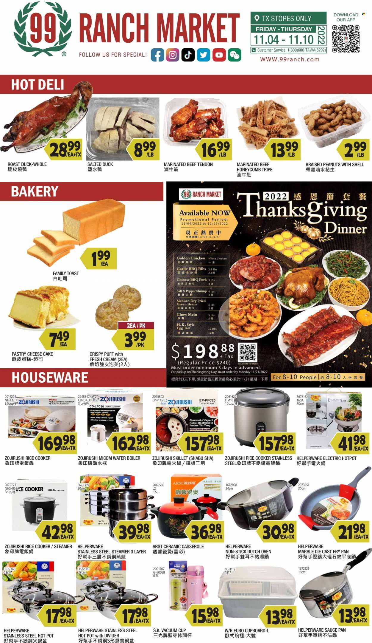 99 Ranch Market (TX) Weekly Ad Flyer Specials November 4 to November 10, 2022