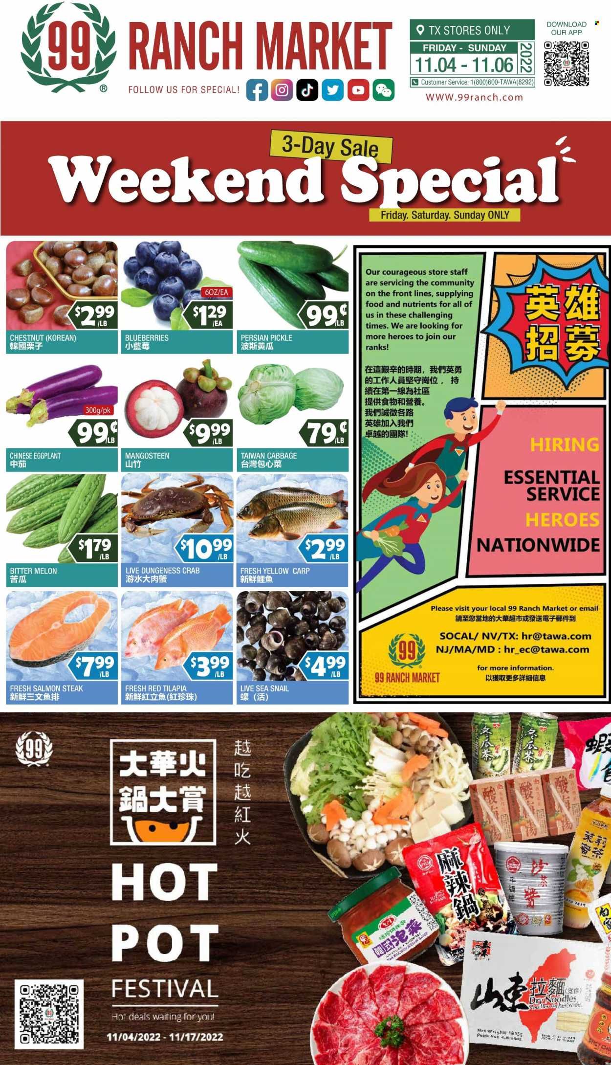 99 Ranch Market (TX) Weekly Ad Flyer Specials November 4 to November 10, 2022