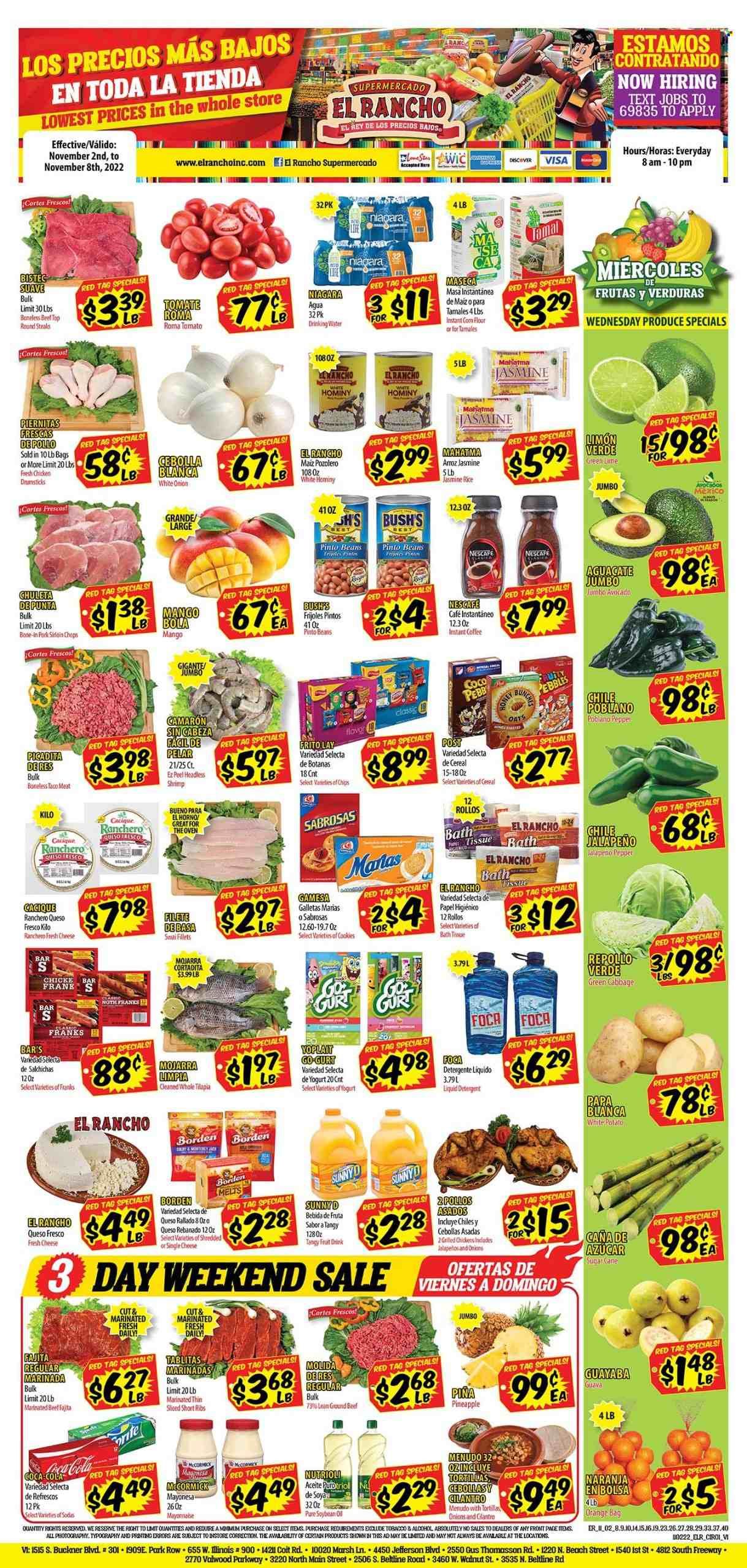 El Rancho (TX) Weekly Ad Flyer Specials November 2 to November 8, 2022