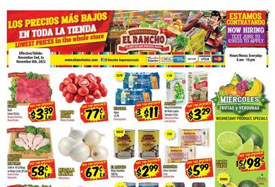 El Rancho (TX) Weekly Ad Flyer Specials November 2 to November 8, 2022