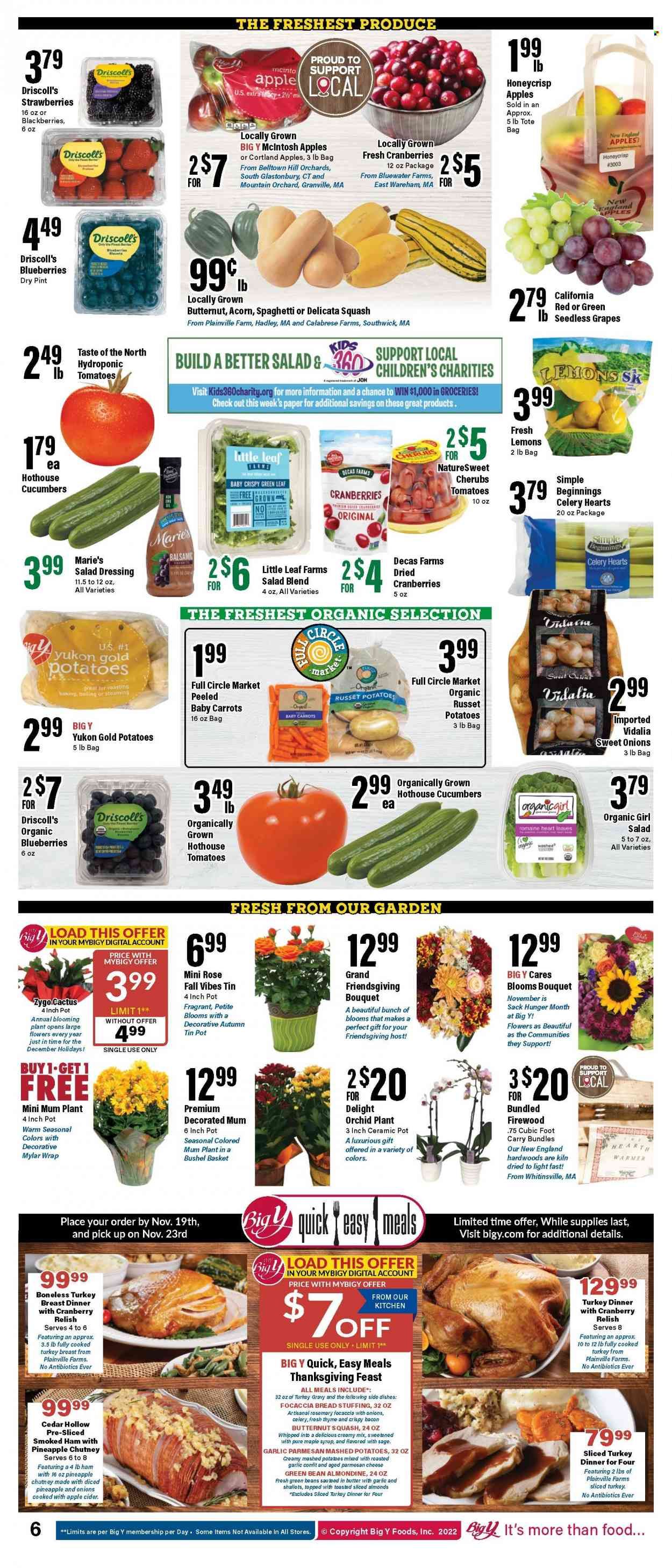 Big Y (MA) Weekly Ad Flyer Specials November 3 to November 9, 2022