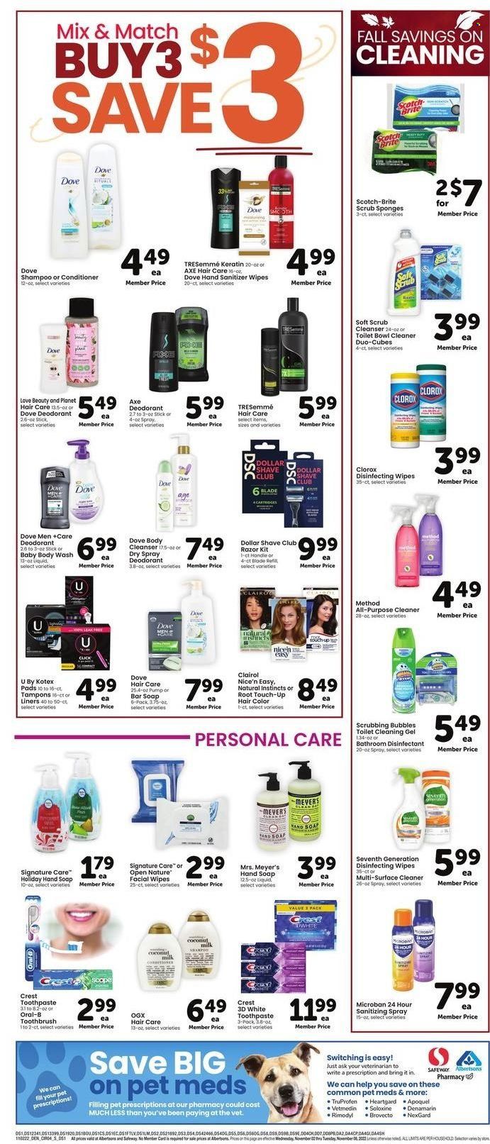 Safeway (CO) Weekly Ad Flyer Specials November 2 to November 8, 2022