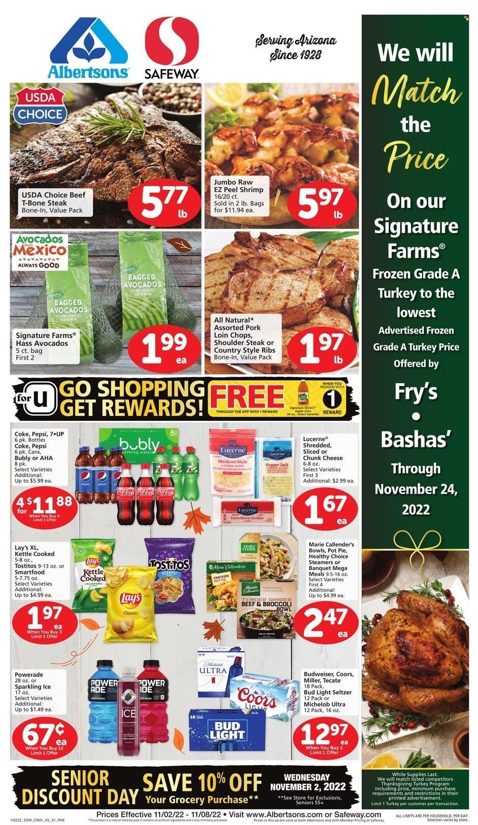 Safeway (AZ, CO, ID, MT, NE, NM) Weekly Ad Flyer Specials November 2 to November 8, 2022