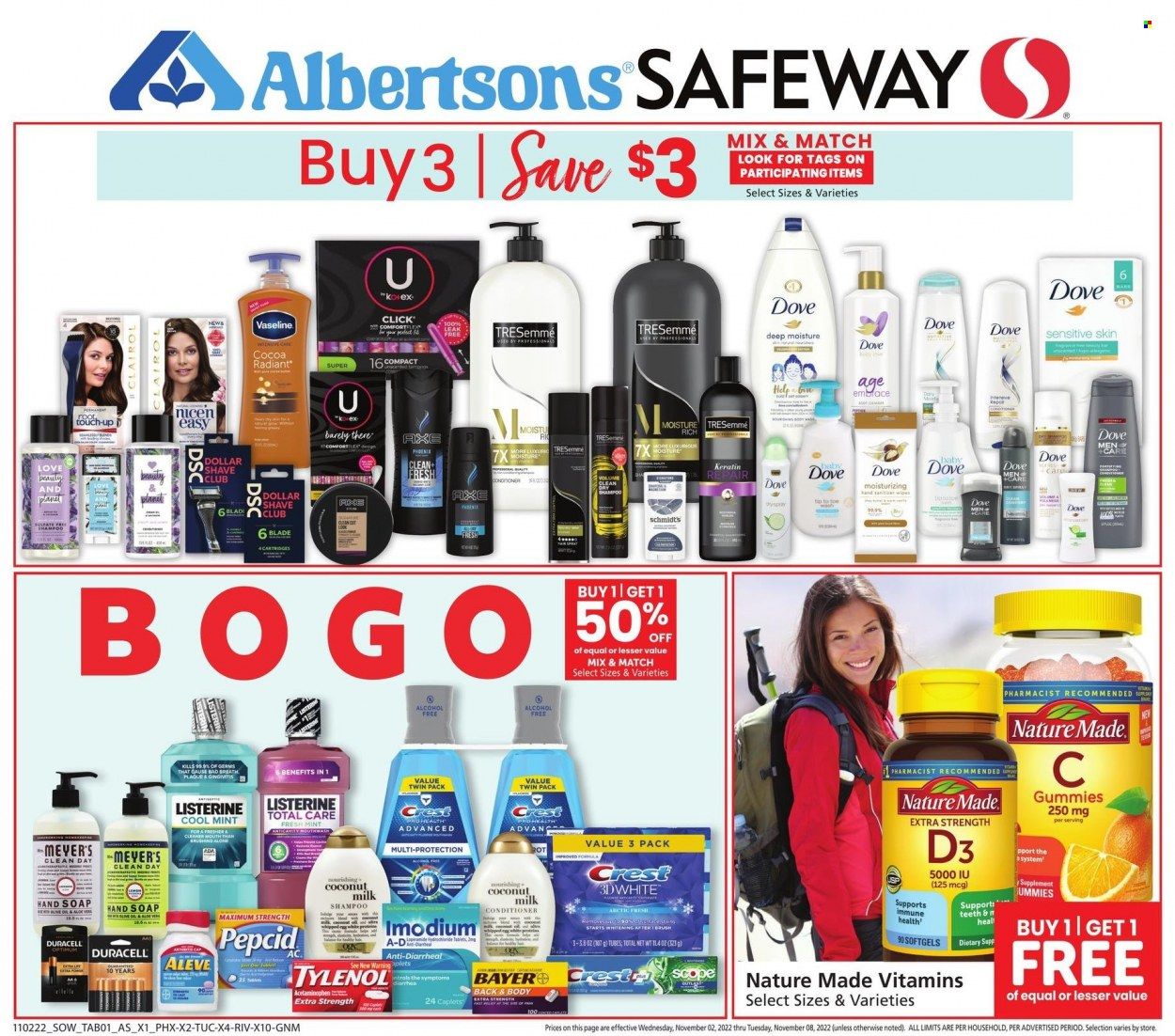 Safeway (AZ, CO, ID, MT, NE, NM) Weekly Ad Flyer Specials November 2 to November 8, 2022