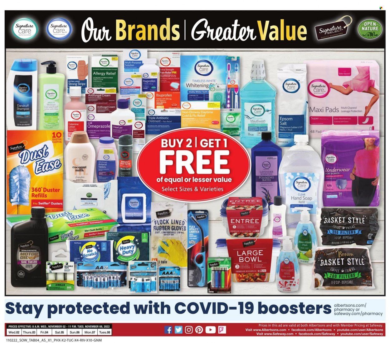 Safeway (AZ, CO, ID, MT, NE, NM) Weekly Ad Flyer Specials November 2 to November 8, 2022