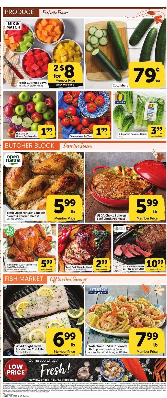 Safeway (OR) Weekly Ad Flyer Specials November 2 to November 8, 2022