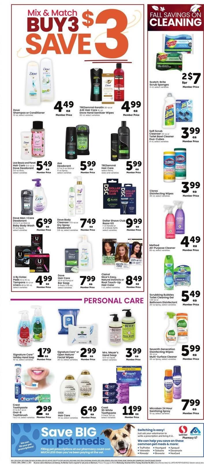 Safeway (SD) Weekly Ad Flyer Specials November 2 to November 8, 2022
