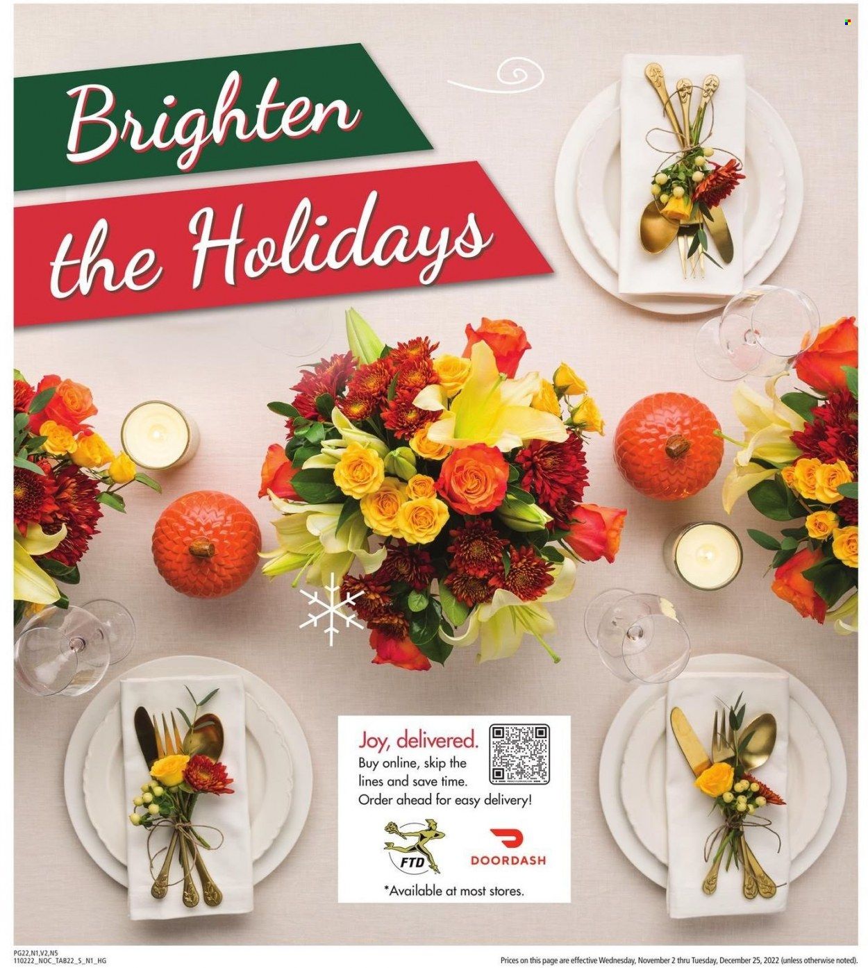 Safeway (CA, HI, OR, WA) Weekly Ad Flyer Specials November 2 to December 25, 2022