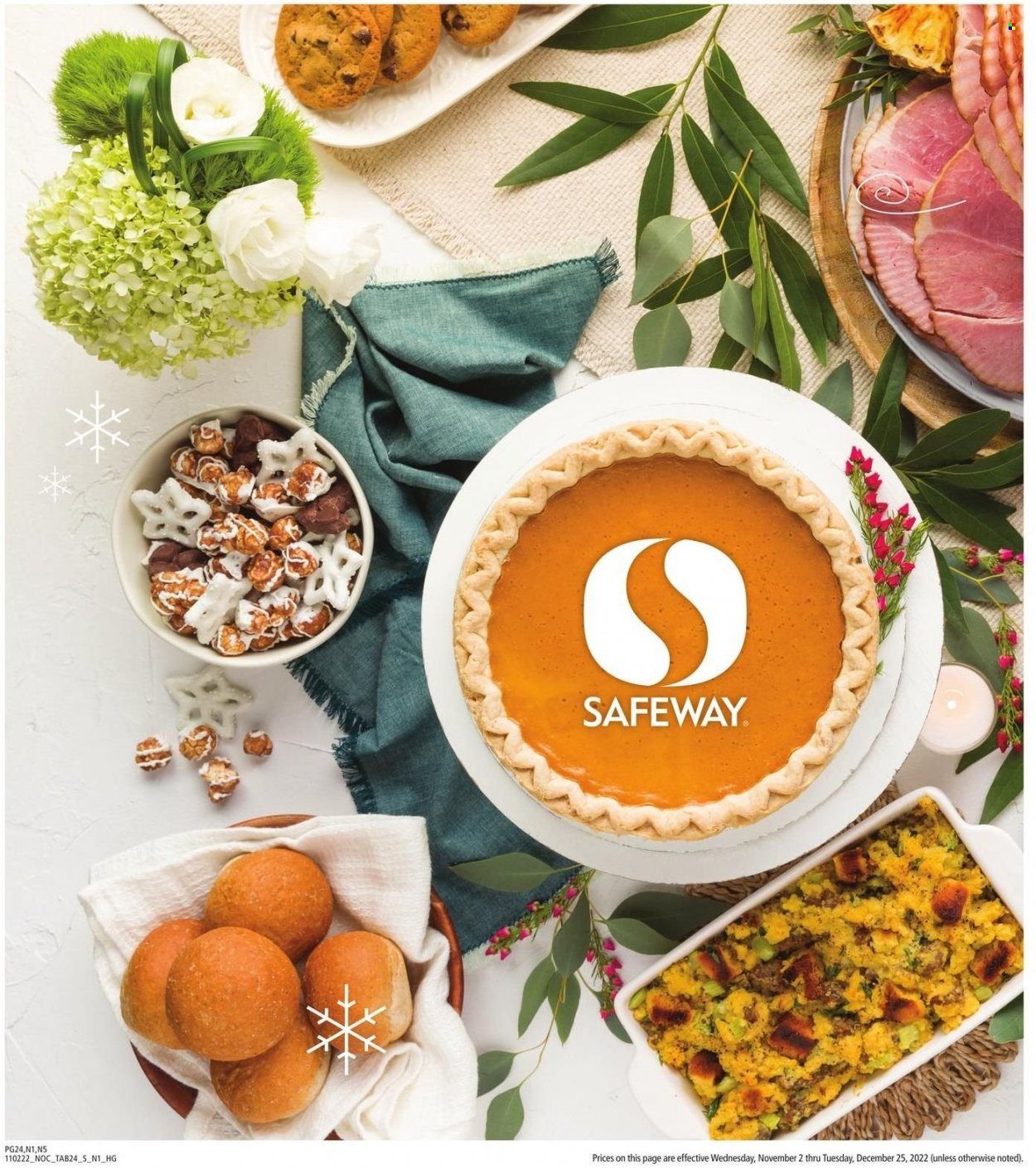 Safeway (CA, HI, OR, WA) Weekly Ad Flyer Specials November 2 to December 25, 2022