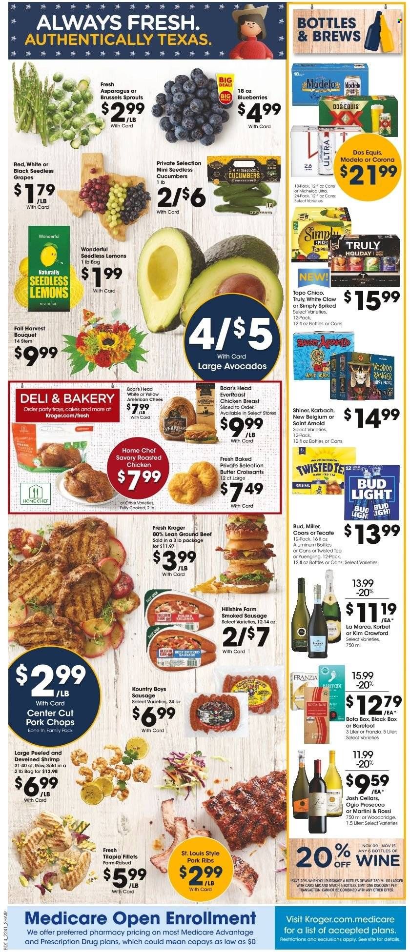Kroger (GA, IL, LA, MI, OK, SC, TN, TX, VA) Weekly Ad Flyer Specials November 9 to November 15, 2022