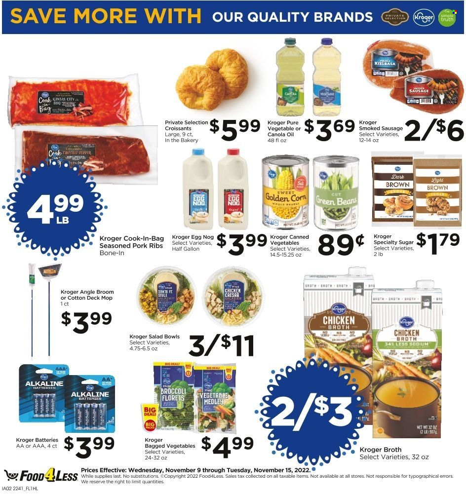 Food 4 Less (CA) Weekly Ad Flyer Specials November 9 to November 15, 2022
