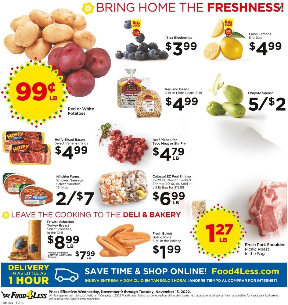 Food 4 Less (CA) Weekly Ad Flyer Specials November 9 to November 15, 2022
