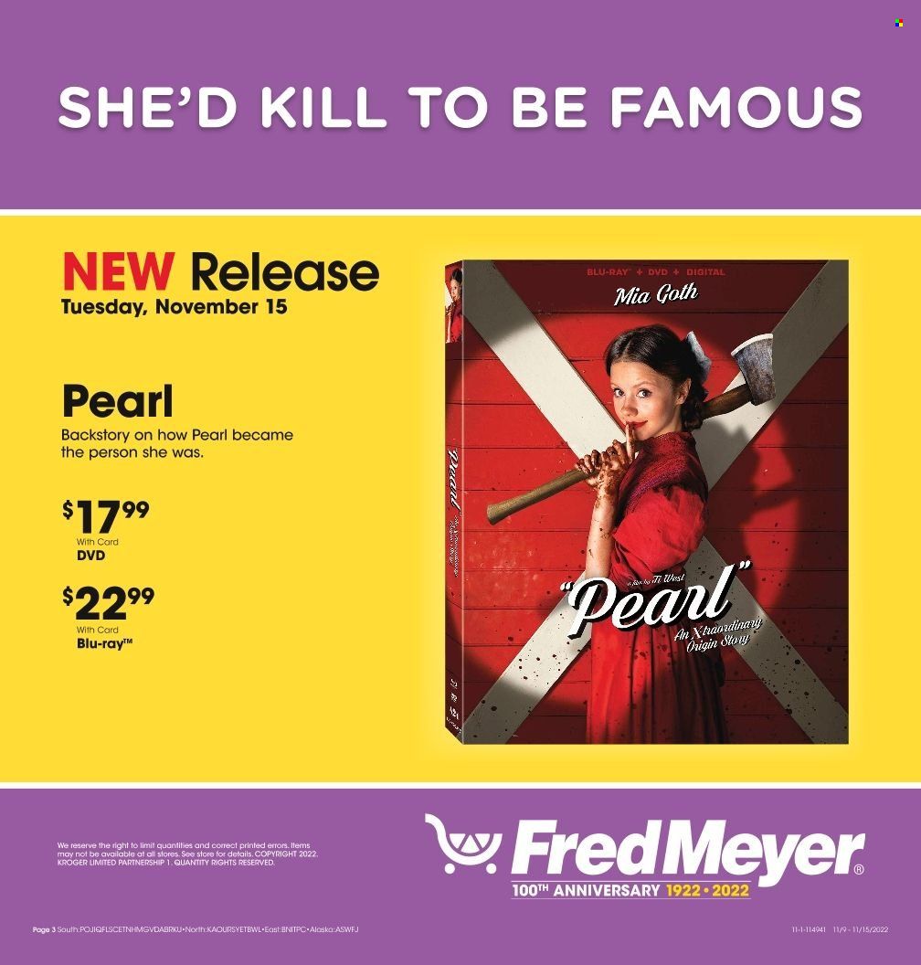 Fred Meyer Weekly Ad Flyer Specials November 9 to November 15, 2022