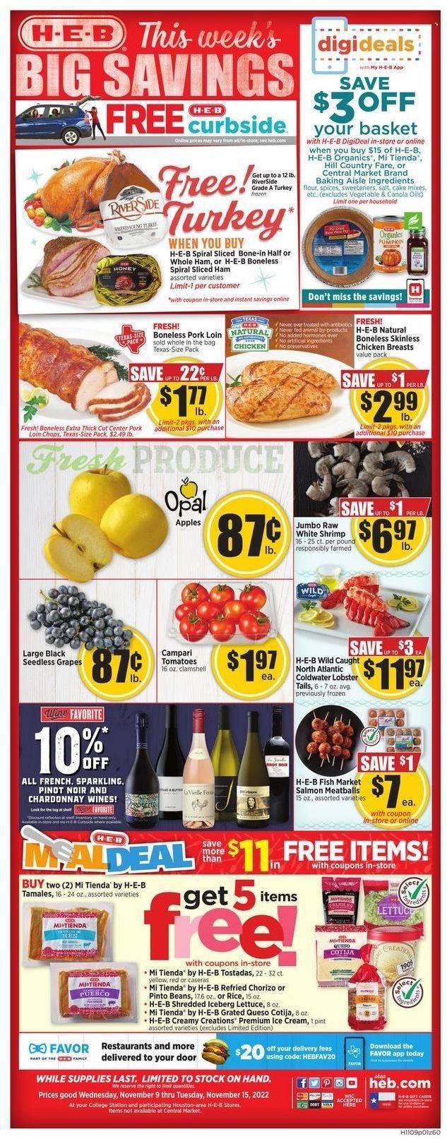 H-E-B (TX) Weekly Ad Flyer Specials November 9 to November 15, 2022