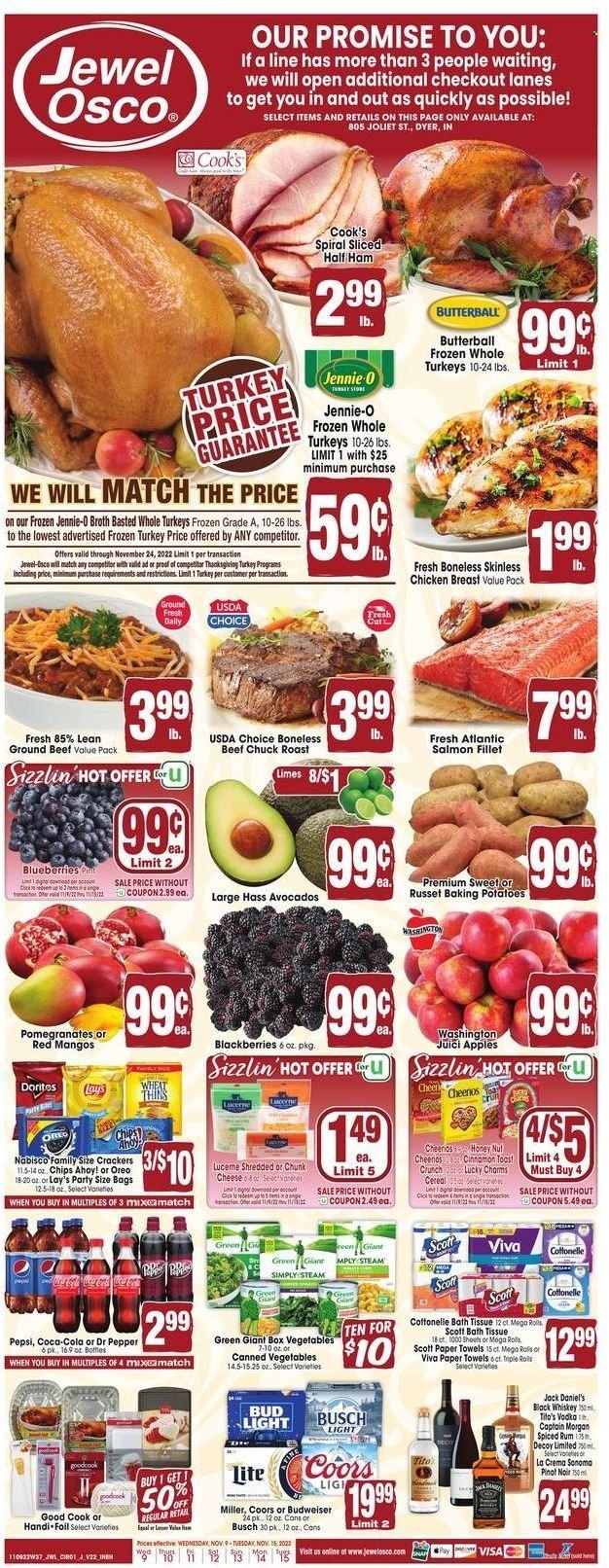 Jewel Osco (IN) Weekly Ad Flyer Specials November 9 to November 15, 2022