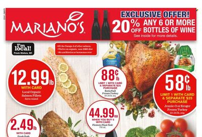Mariano’s (IL) Weekly Ad Flyer Specials November 9 to November 15, 2022