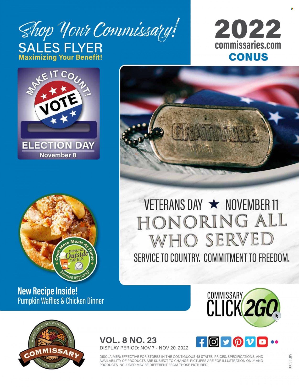 Commissary Weekly Ad Flyer Specials November 7 to November 20, 2022